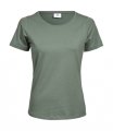 Dames T-shirt Tee Jays Stretch 450 leaf green